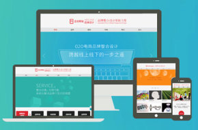 服务类企业品牌设计响应式网站模板html5织梦模板