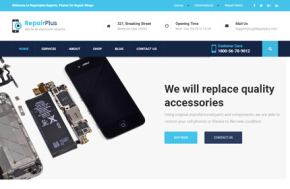 手机电脑电子产品维修网站HTML模板