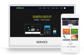 高端网络建站设计公司织梦模板(带手机端)