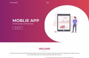 MOBLIE APP企业公司官网网页模板