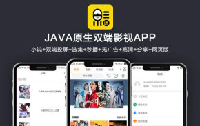 2019新UI新版Java原生双端影视APP投屏影视源码