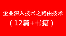 企业深入技术之路由技术（12篇+书籍）